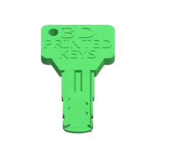 trimark SM1 caravan master key - SM1 master key STL file