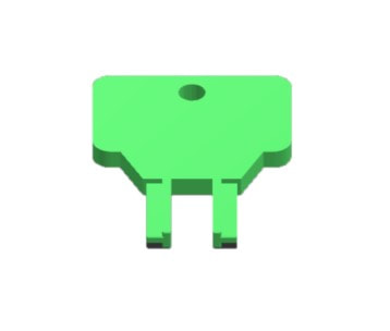 Wurth towel and soap dispenser key - K2C626 STL file