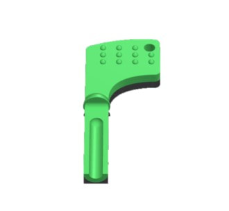 legrande compatible call point key - STL FILE