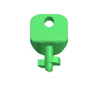 Chiave towel and soap dispenser key - K2C603 STL file