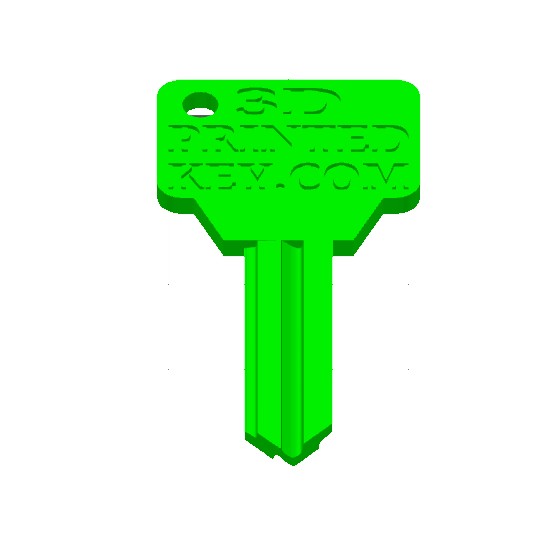 WD caravan Lock removal key - West Alloy removal key STL file