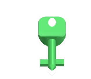 Kimberly clark towel and soap dispenser key - K2C610 STL file