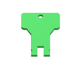 unbranded towel and soap dispenser key - K2C616 STL file