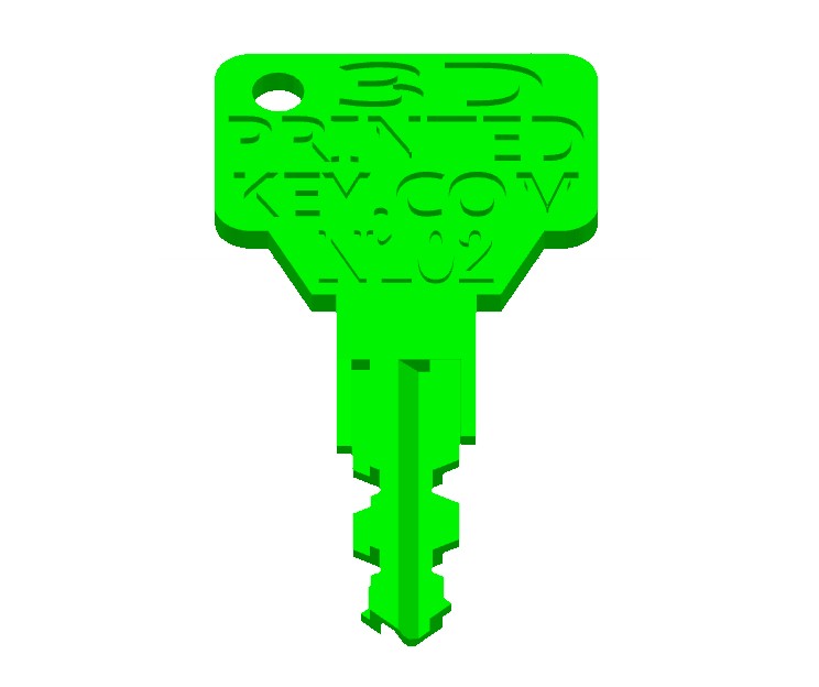 Thule N067 roof bar and roof box key STL file