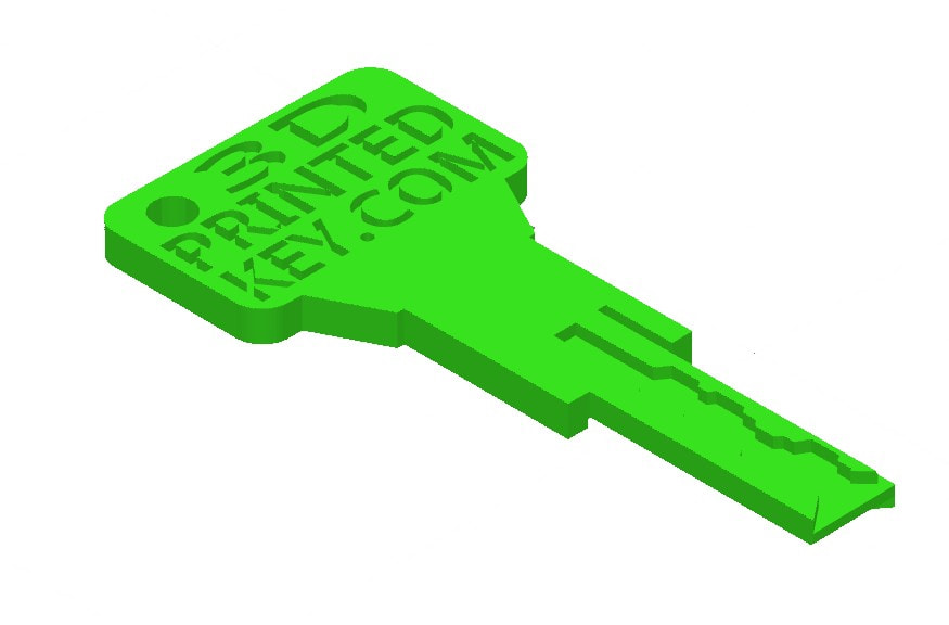 FREE Caravan and motorhome test key STL file