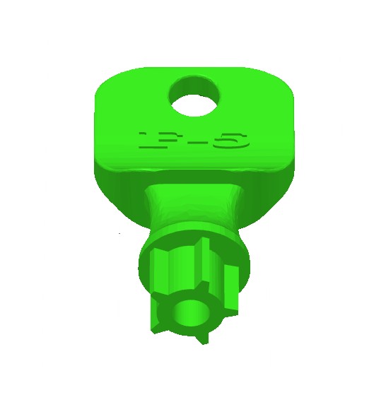 Farad 5 point roof bar key
