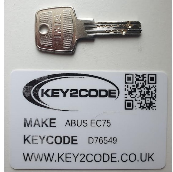 ABUS EC75 (EXTRA CLASS) KEYS CUT TO CODE - SERIES 30/40