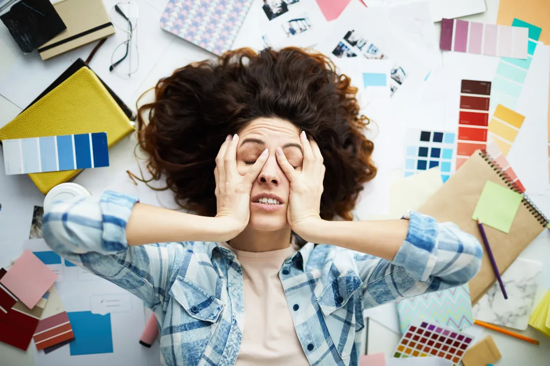 Stressed creative process