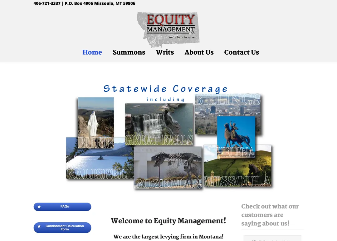 Original Equity Management Website