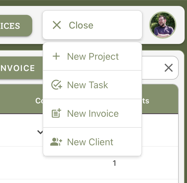 Add new dropdown menu