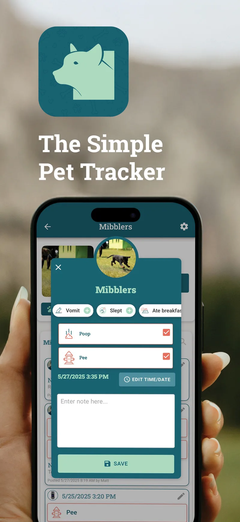 The simple pet tracker