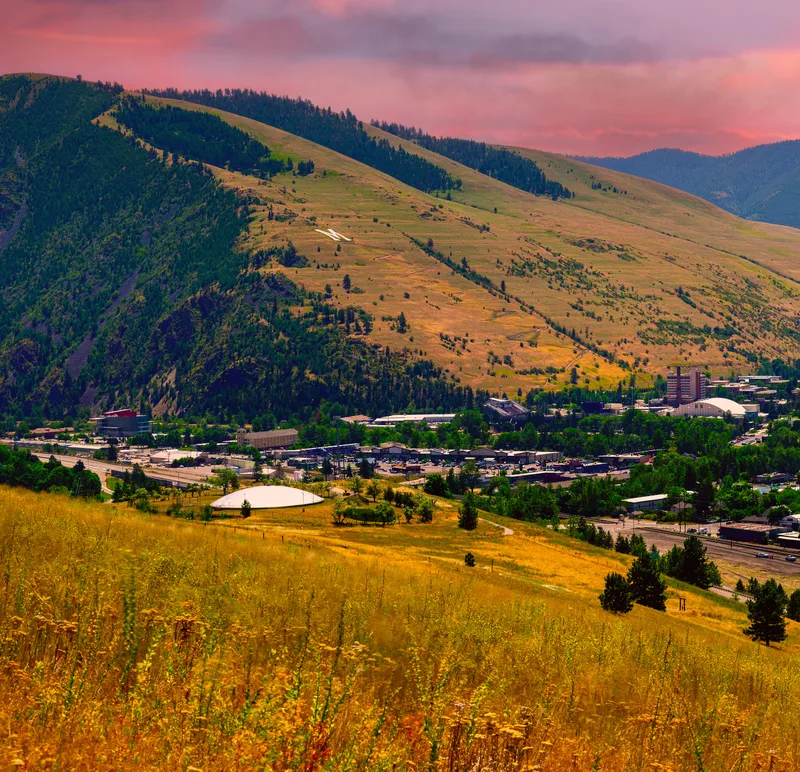 Mount Sentinel In Missoula Montana