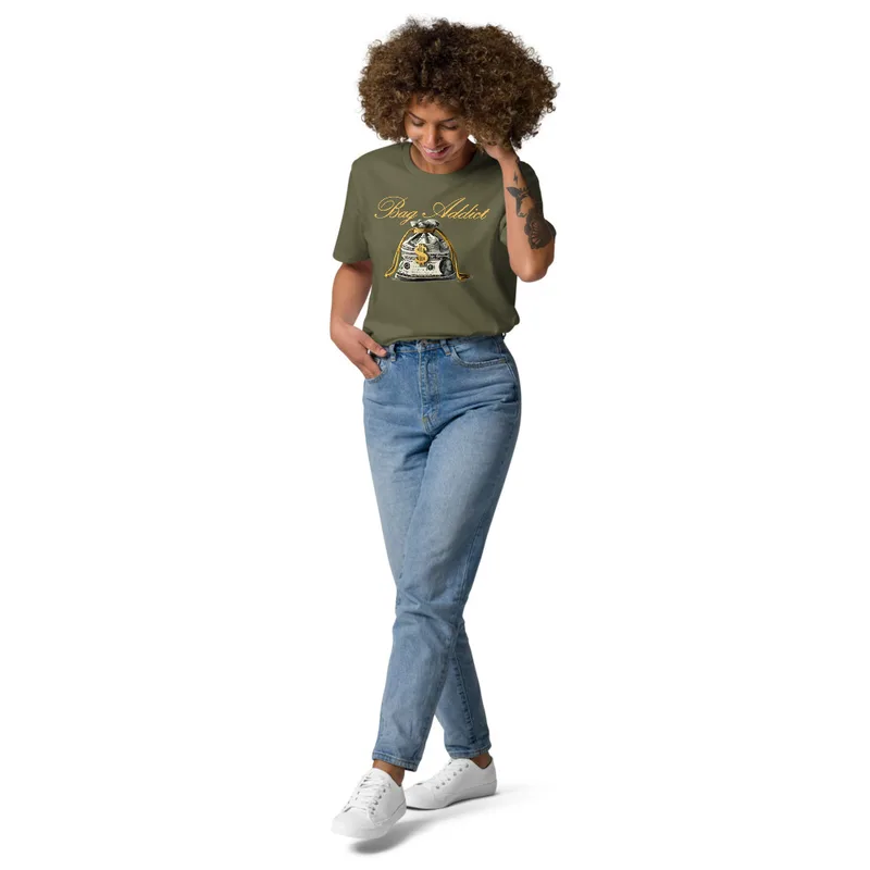 Women's Unisex organic cotton T-Shirts.