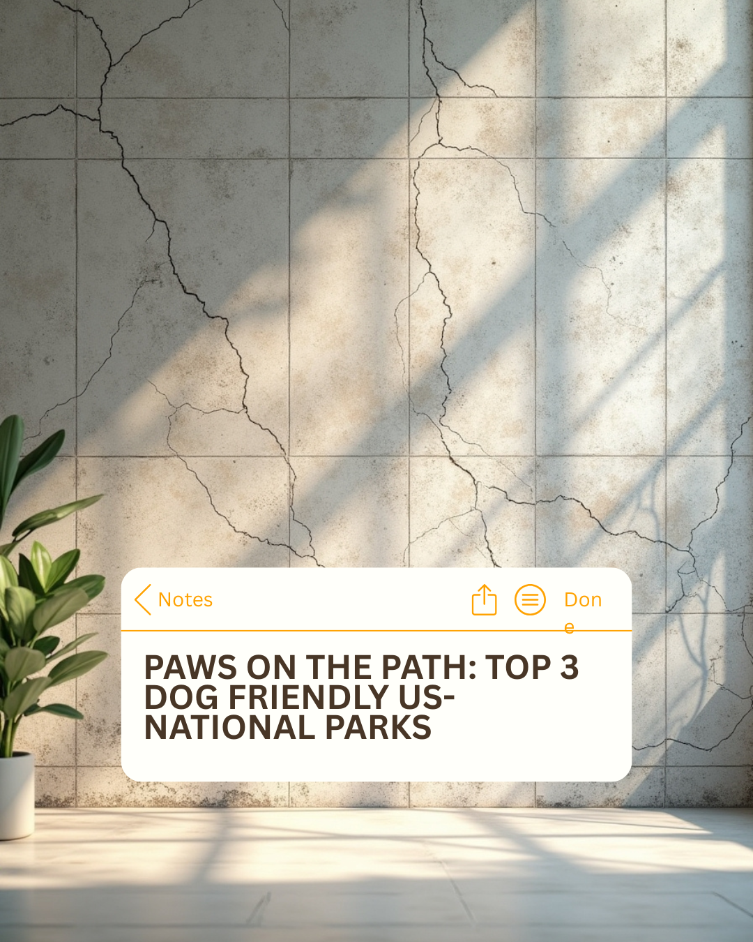 Top Dog Friendly 3 National Parks
