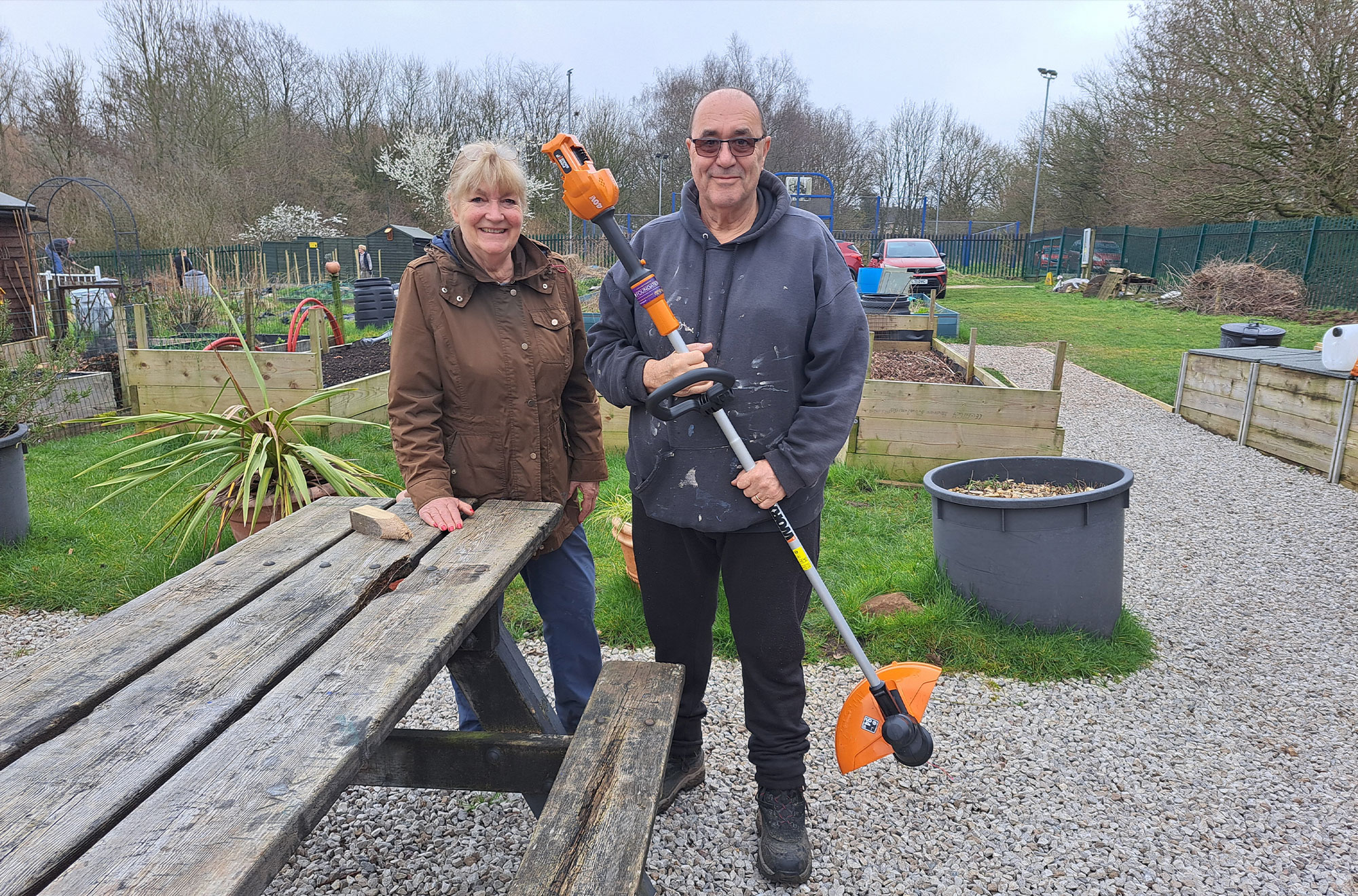 The 3R Foundation recently awarded £449 to the Ambleside Road Allotment Association in Lancaster for polytunnel guttering and a strimmer.