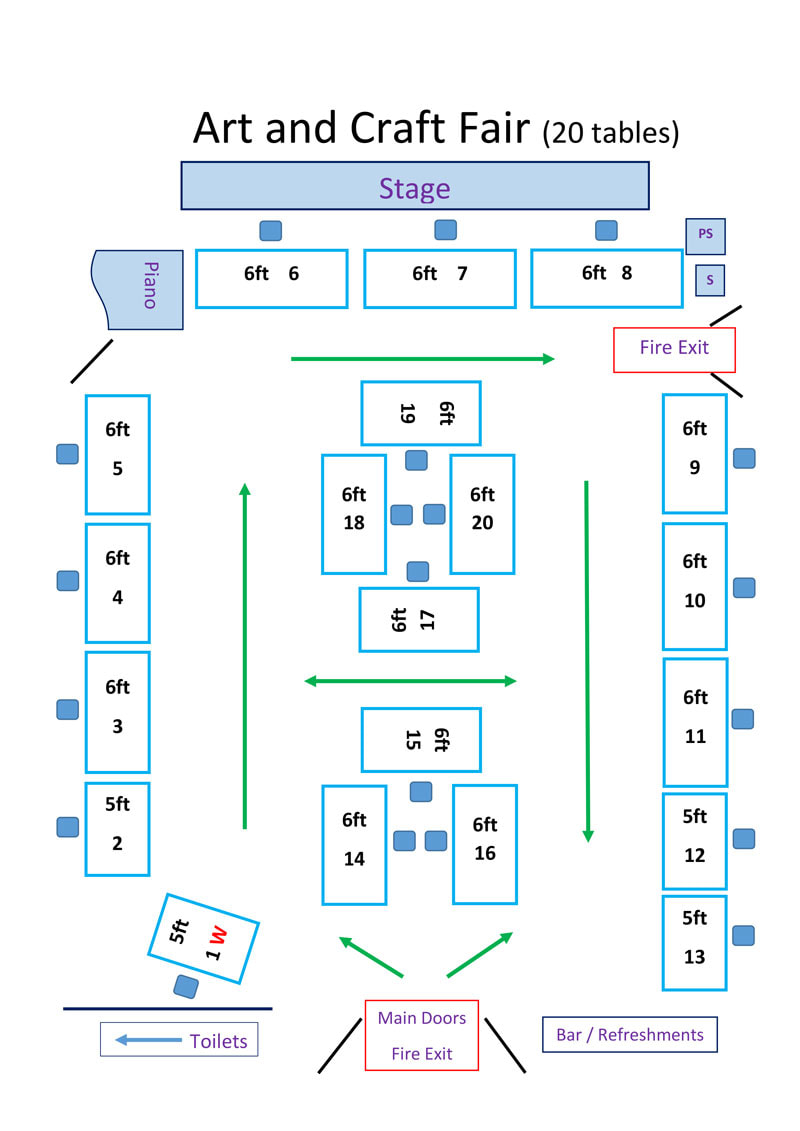 Victoria Hall Grange Layout
