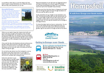 Hampsfell Walk leaflet
