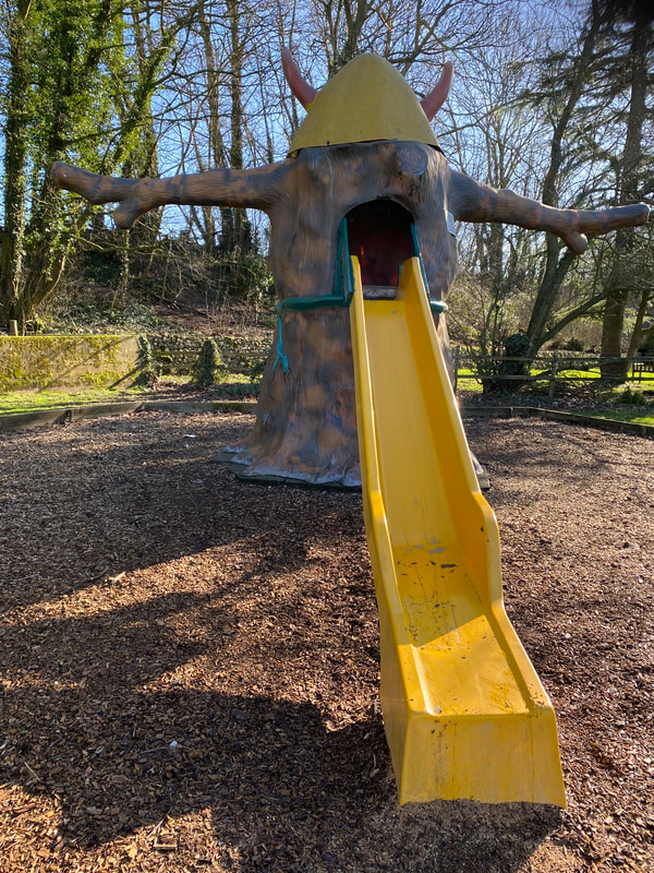 The Millennium Playing Field, Playground tree man slide back