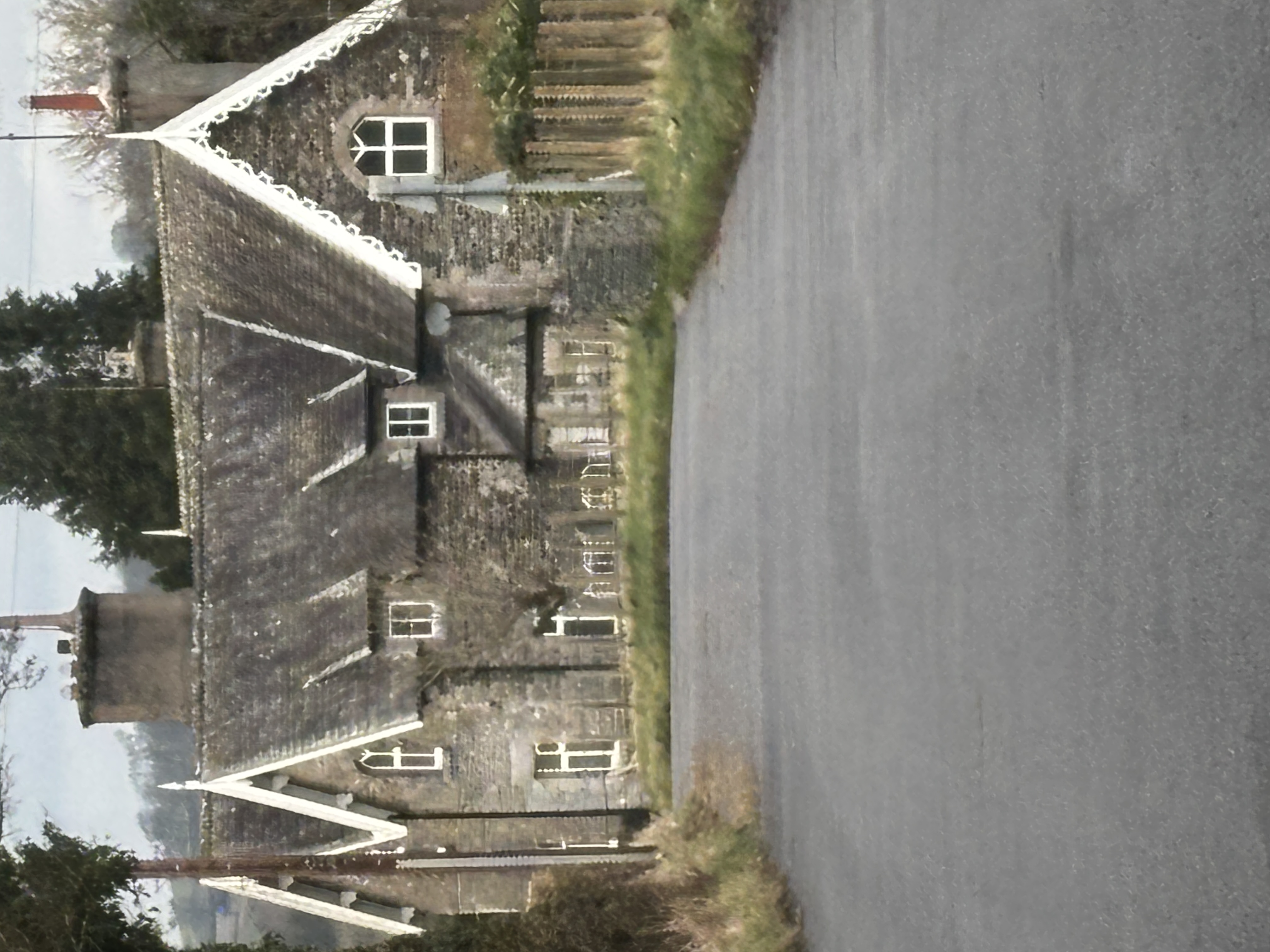 Image of newly resurfaced section of road on Cooper's Hill Sedgwick 