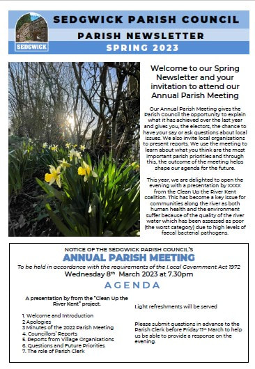 Parish Newsletter spring 2023 