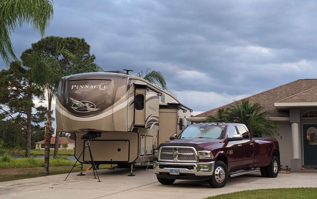 Where We Park Our Rig for Flight/Cruise Travel