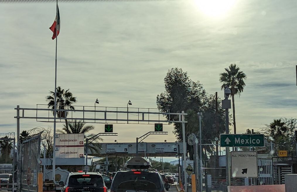 Driving Across the Border to Mexico