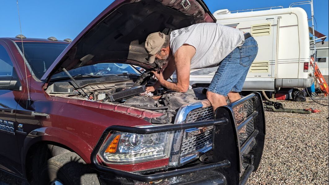 Replacing a Ram 3500 turbo and performing RV repairs