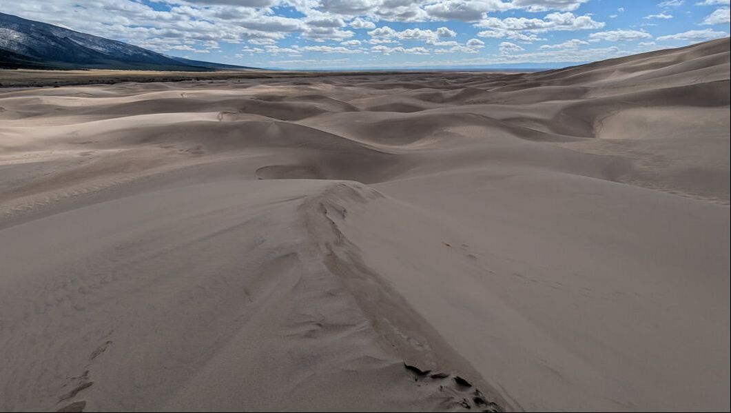 Surprising sand dunes in Southern Colorado