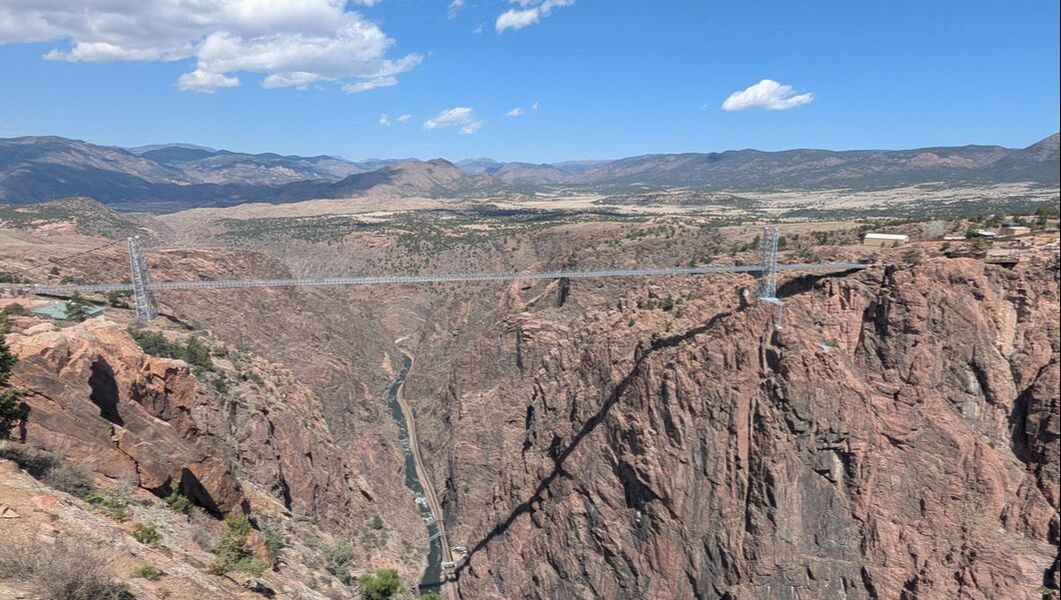 Visiting America’s highest suspension bridge