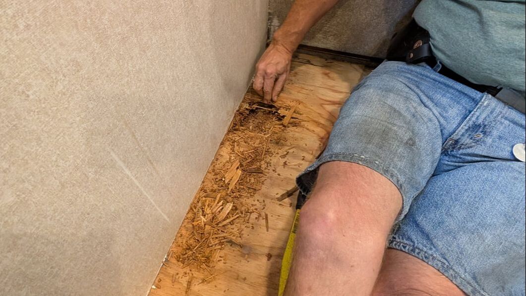 Repairing a rotten RV floor