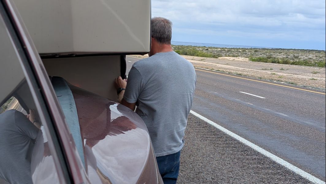 A challenging RV journey east