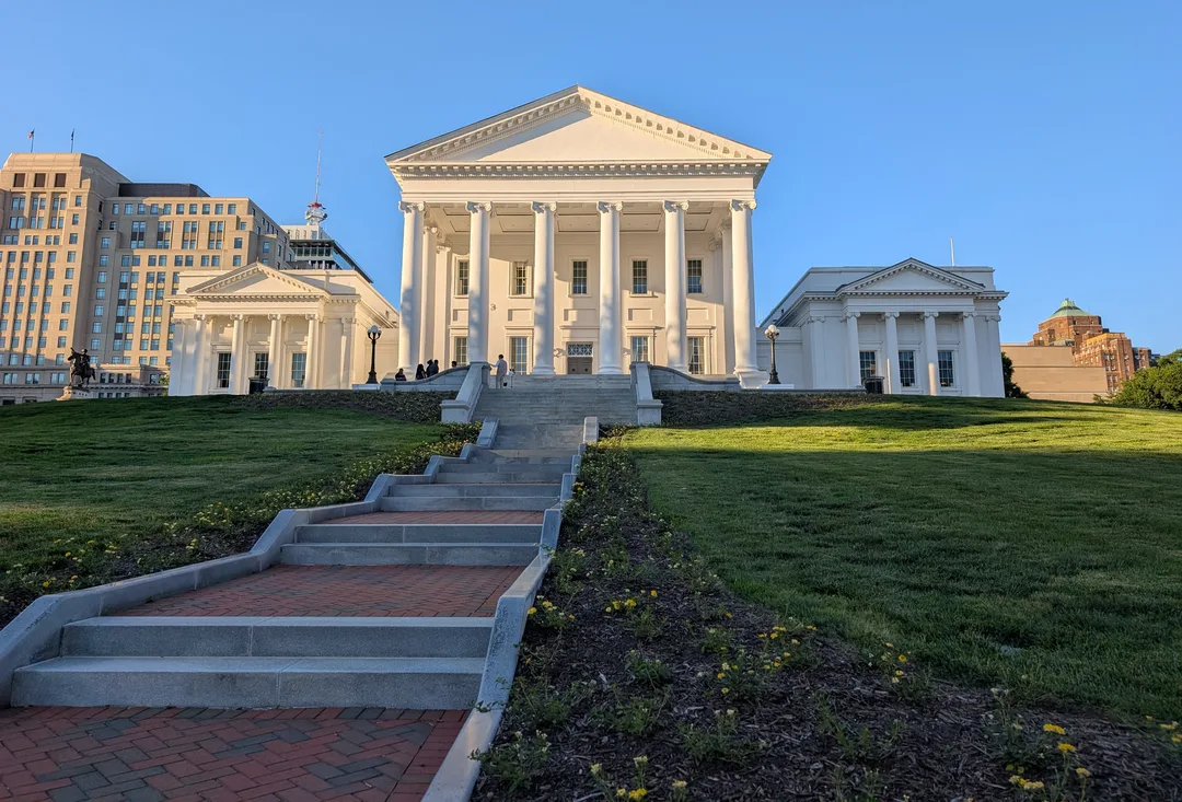 Virginia State Capitol building in Richmond