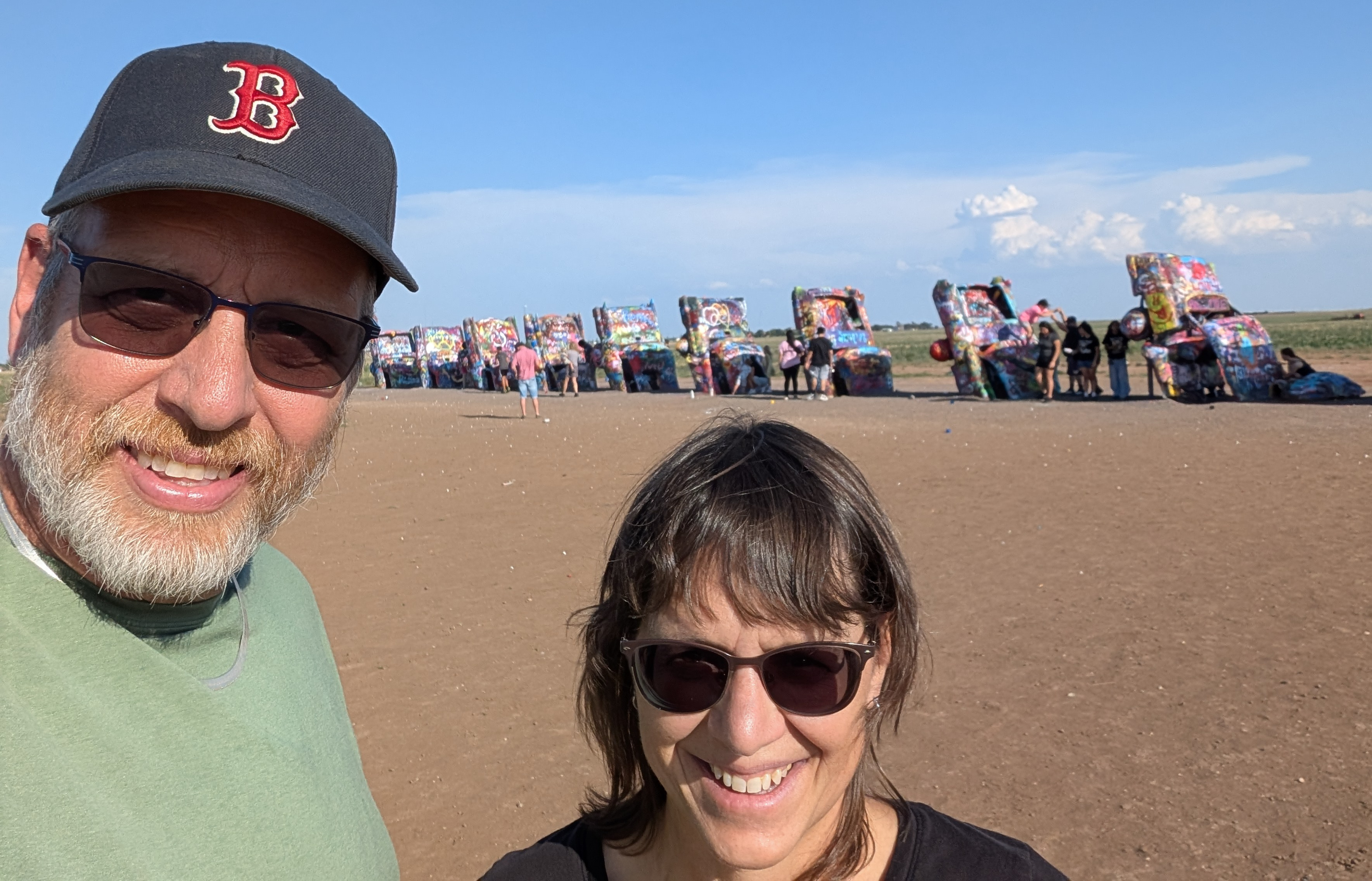 A visit to Cadillac Ranch in Amarillo, Texas