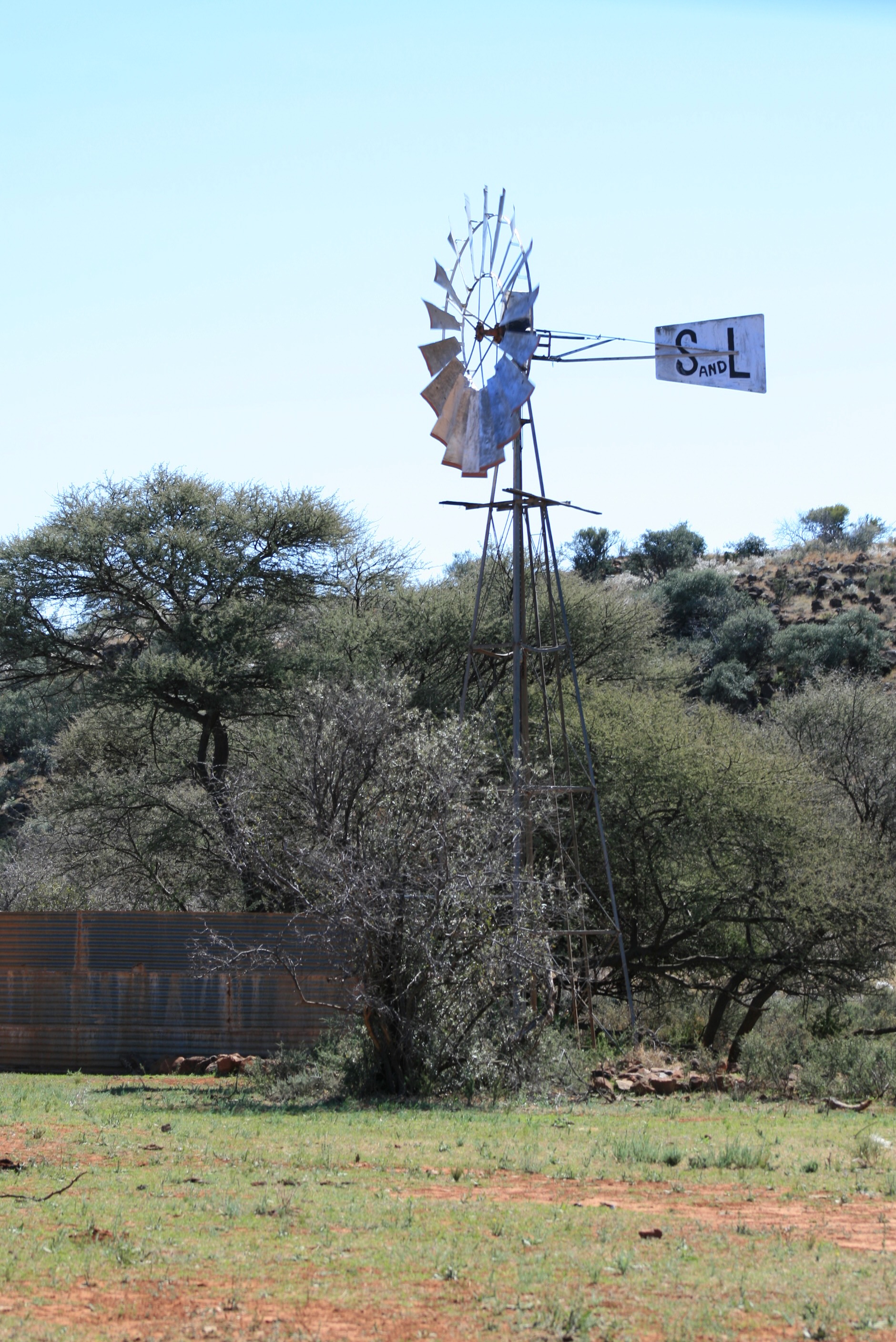 Windmill in the Mokala National Park