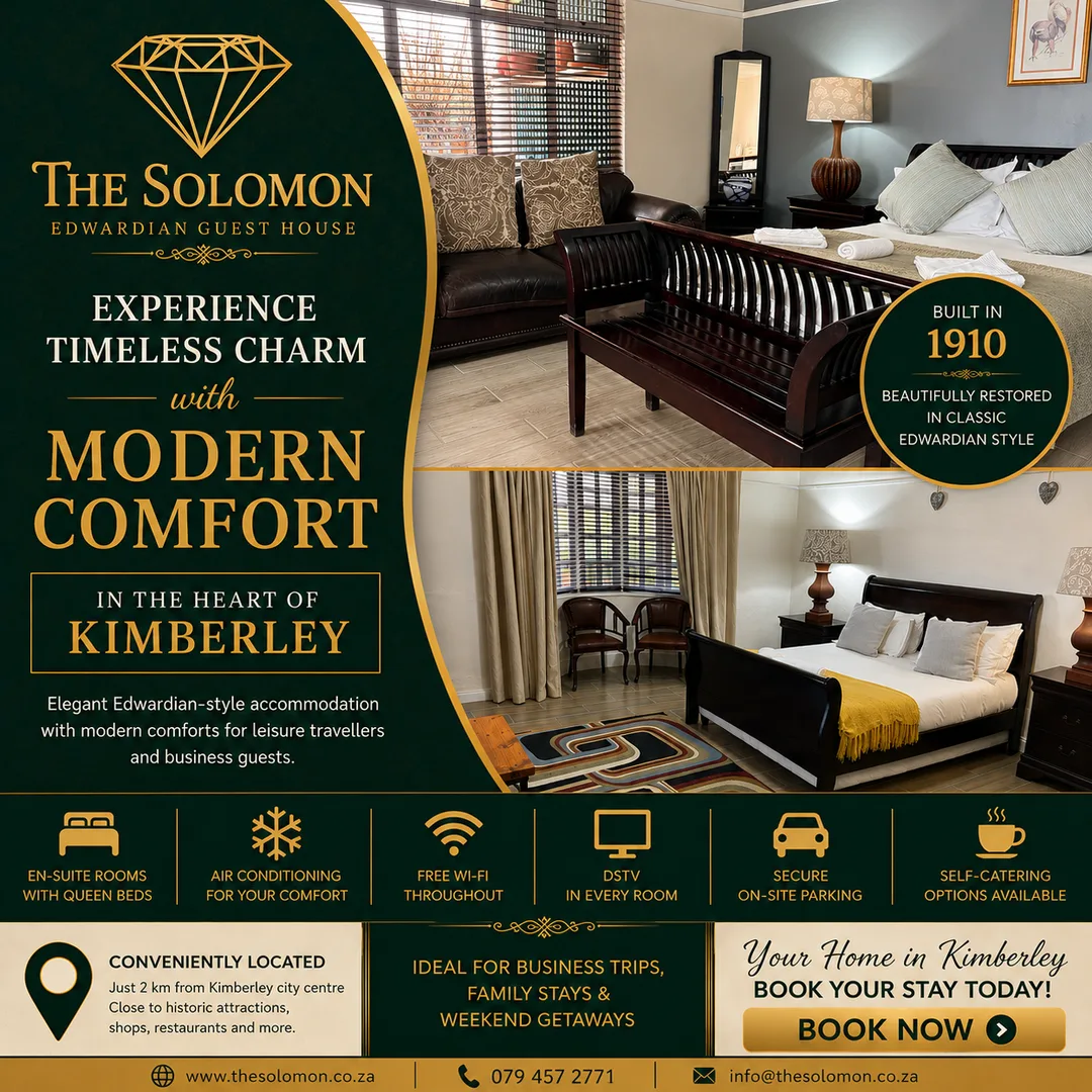 Secure guest house accommodation in Kimberley