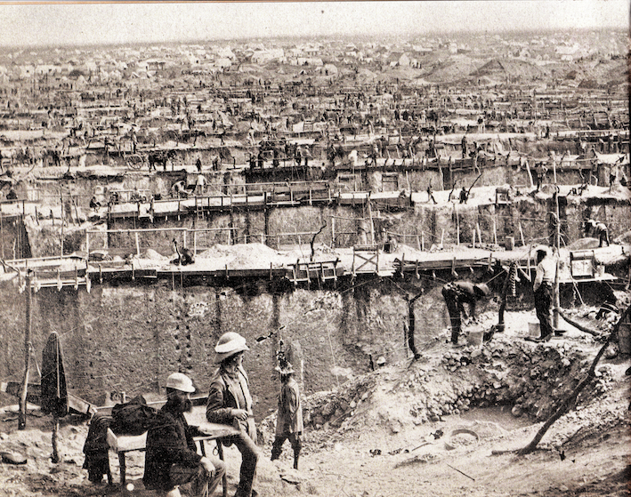 Diggings at New Rush