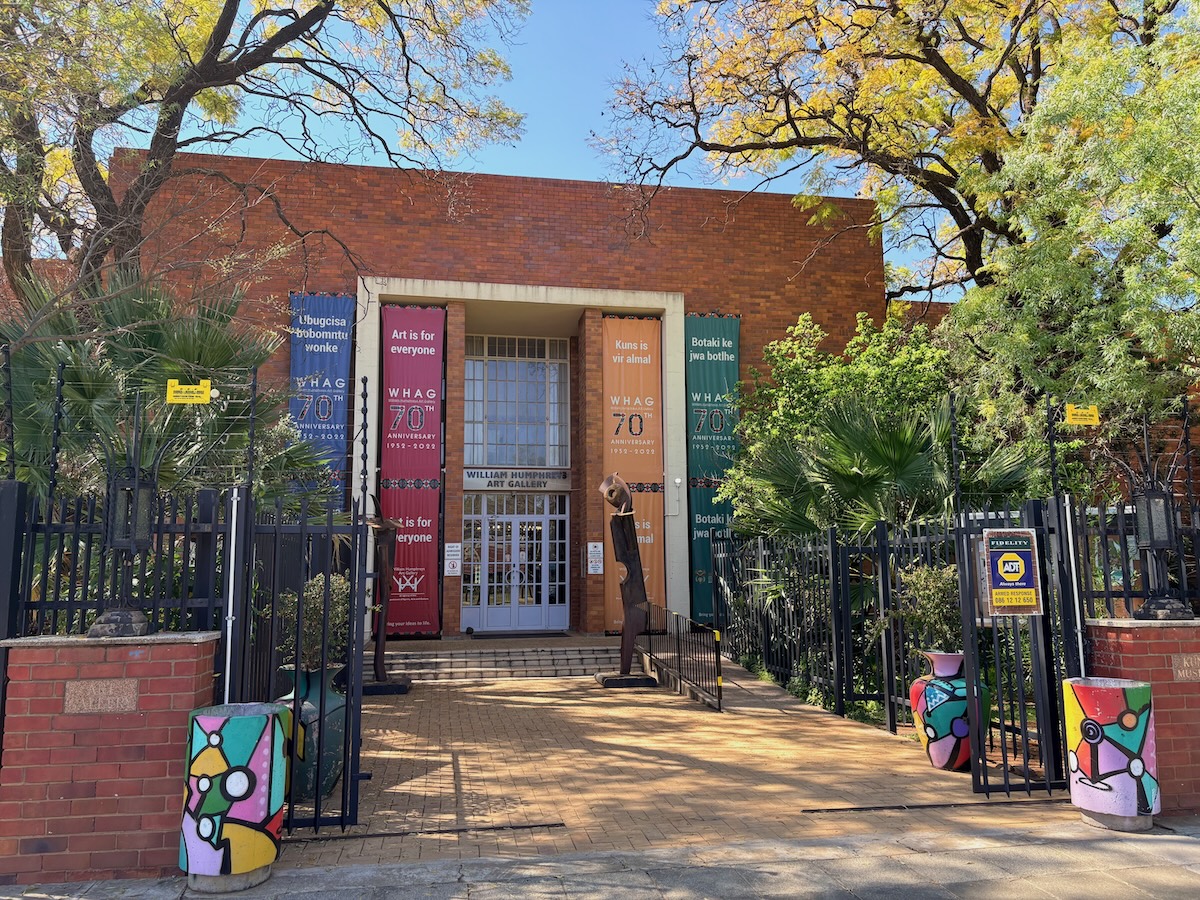William Humphreys Art Gallery entrance 
