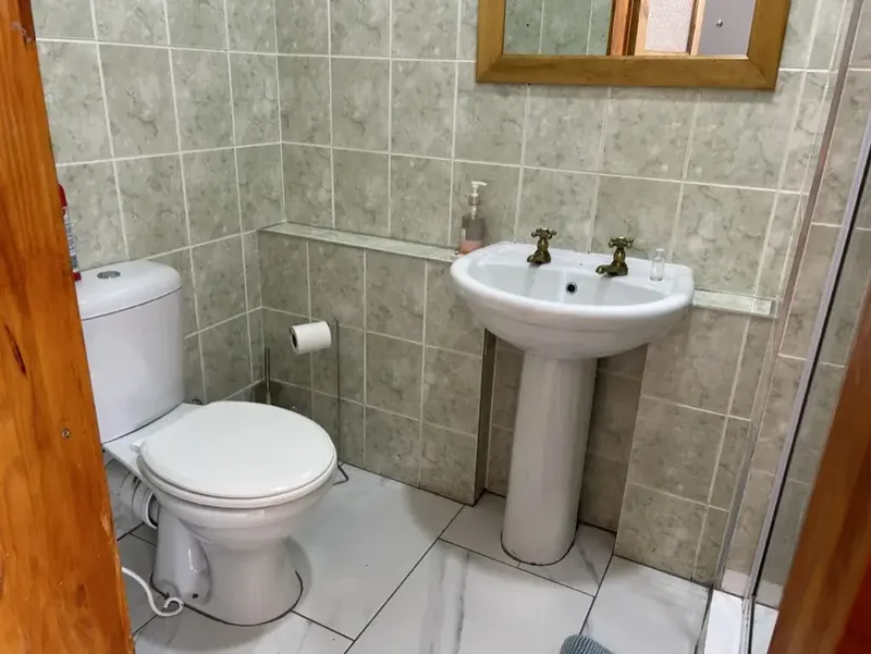 WC and wash basin in Rooms 1 and 2 at The Solomon