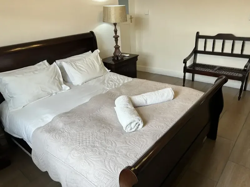 Queen bed in Room 3