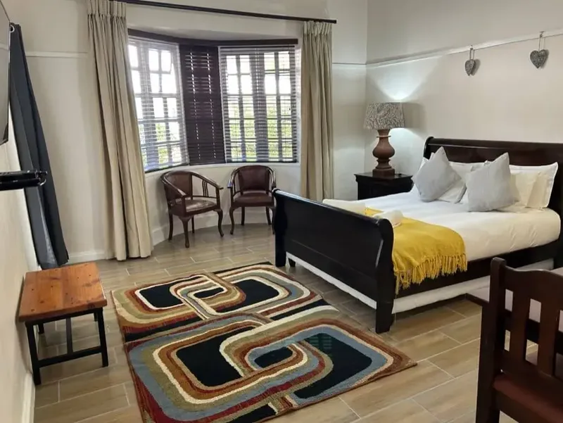 Room 4 with bay window at the Solomon Edwardian Guest House