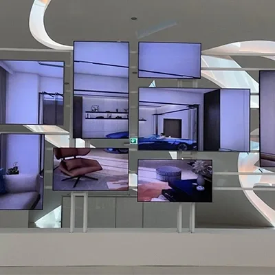 جدار-شاشات-لعرض-التصميم