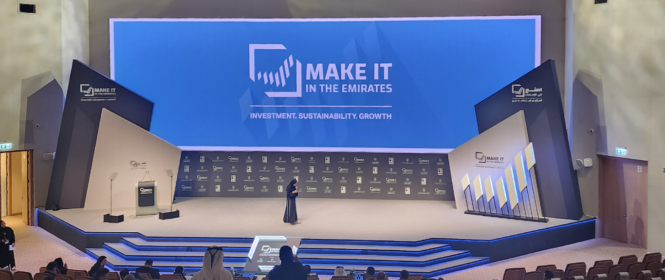 Make it in the Emirates – Exhibition Stand Fabrication and Scenic Production, Abu Dhabi (2022)