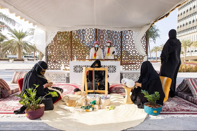 Heavy-duty main stage platform fabricated by Evolution Scenic for ADNOC Jubilee in Abu Dhabi.
