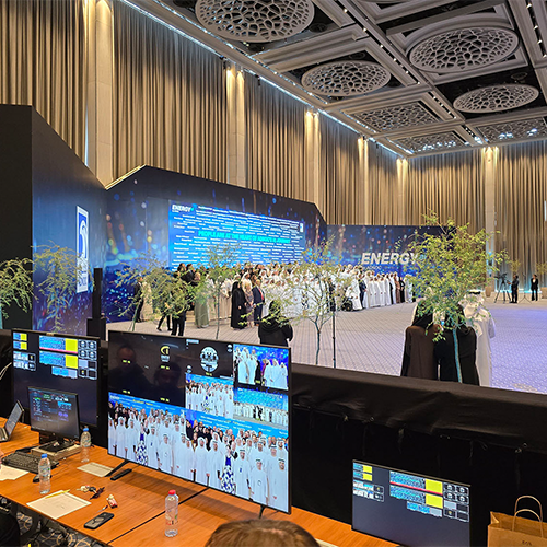 ADNOC AI Pledge Event – Scenic Fabrication & Branded Event Environment, Abu Dhabi (2024)