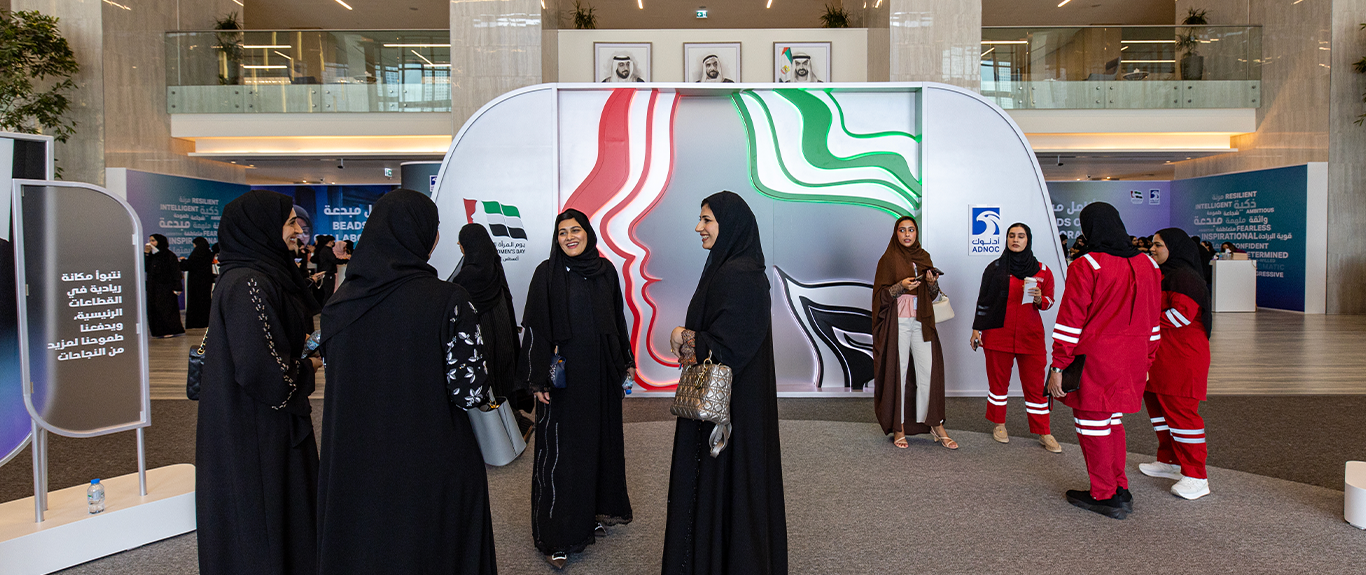 ADNOC Emirati Women’s Day – Sustainable Scenic Fabrication, Abu Dhabi (2023)