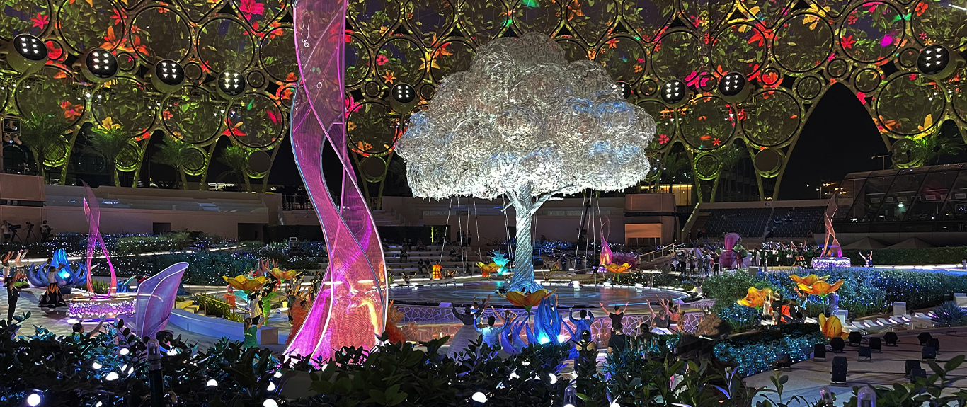 Expo 2020 Opening Ceremony – Kinetic Scenic Fabrication, Dubai (2021)