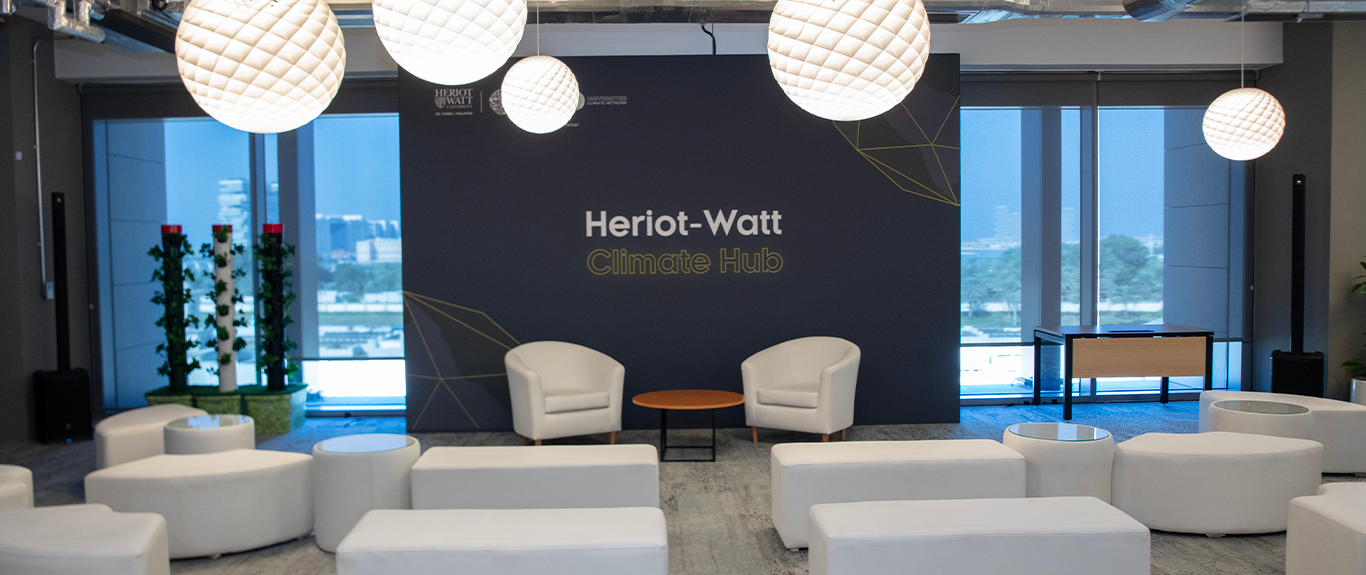 Heriot-Watt University Climate Hub – COP28 Scenic Design & Venue Transformation, Dubai (2023)