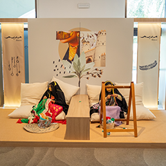 Medeem Launch Event – Bespoke Scenic Fabrication & Interactive Event Environments, Abu Dhabi (2024)