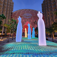 Dubai Light Art Festival – Outdoor Art Fabrication and Lighting Structures, Expo City Dubai (2024)