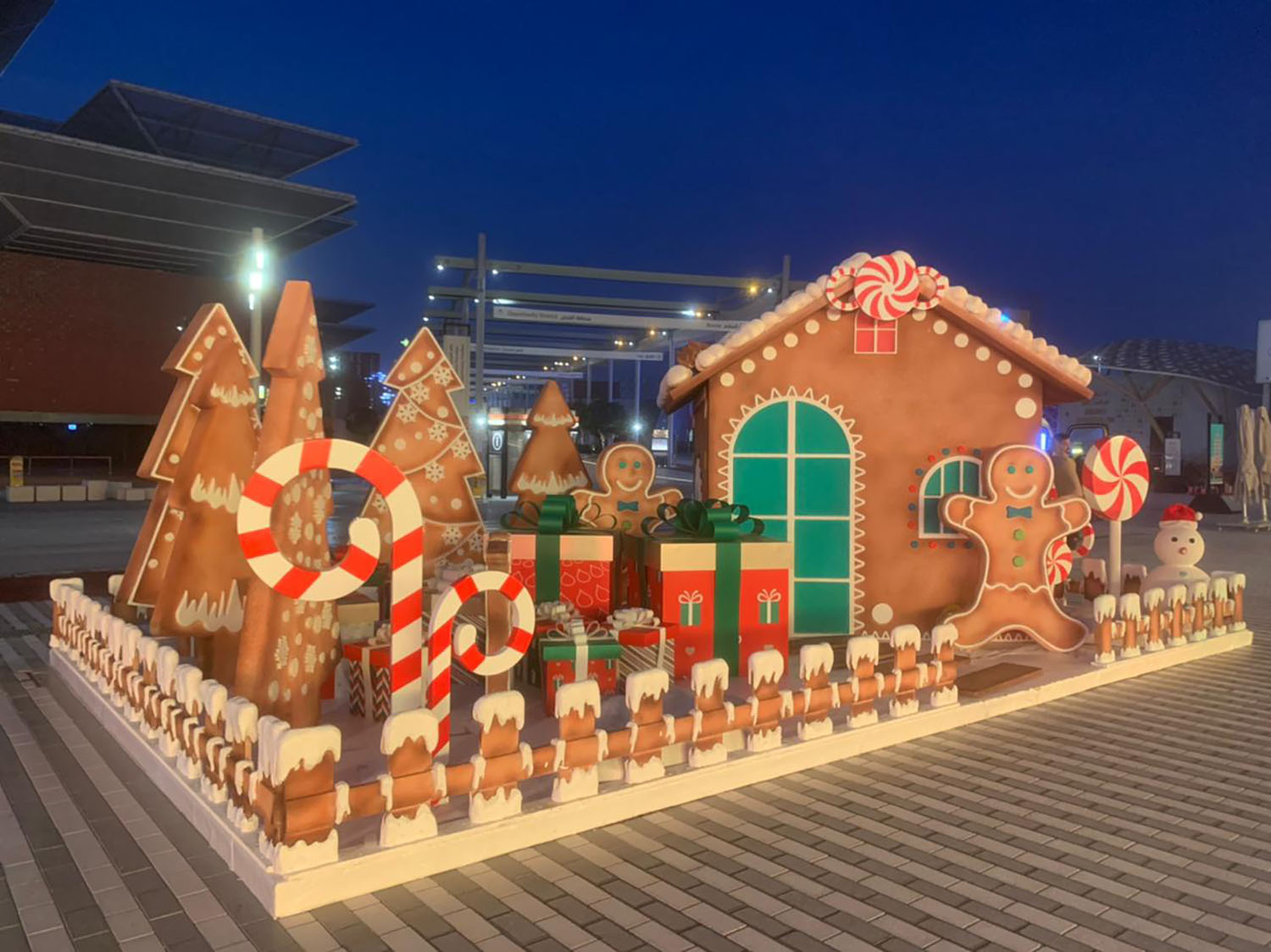 Expo Winter City Christmas Decor – Festive Scenic Refurbishment & Installation, Dubai (2024)